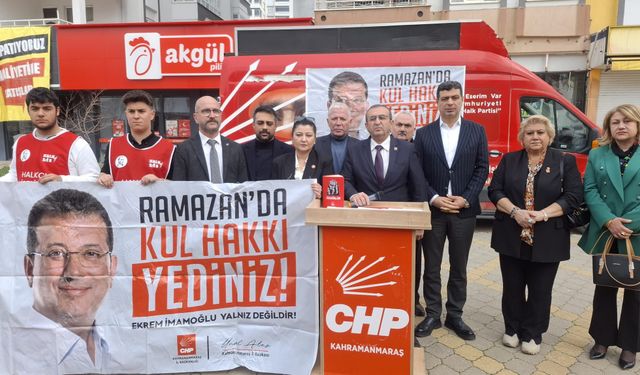 Kahramanmaraş CHP İl Başkanı Ünal Ateş, İmamoğlu’nun Mesajını Okudu