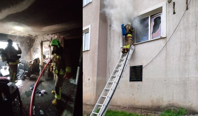 Kahramanmaraş Dulkadiroğlu’nda Korkutan Ev Yangını!