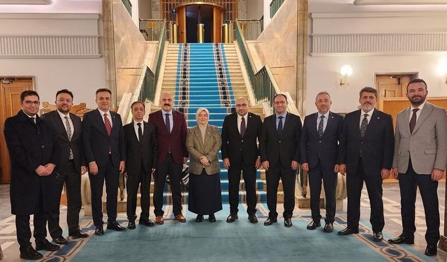 Afşinbey Eğitim Vakfı TBMM yolunda! Gökalp Gedikbaşı ve heyeti Meclis'te