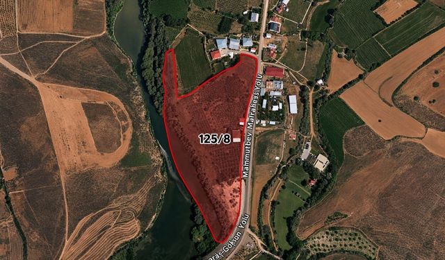 Kahramanmaraş Göksun’da 22 dönümlük sulu tarla mahkemeden satışa çıktı