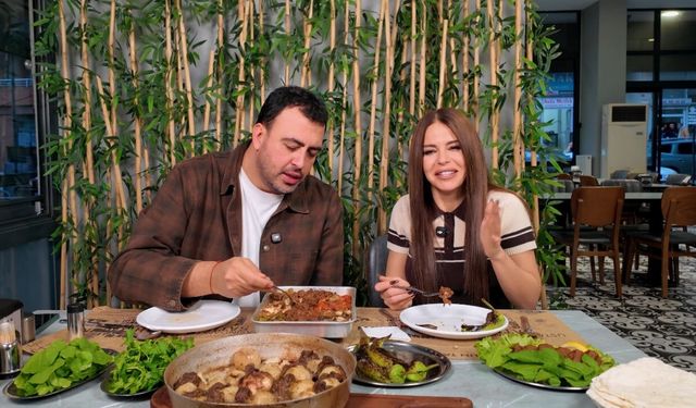 Kahramanmaraş mutfağı Simge Sağın’ı mest etti eli böğründe karşısında kendini tutamadı