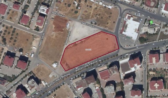 Kahramanmaraş Onikişubat’ta 8 bin 902 metrekare arsa icradan satışa çıkarıldı