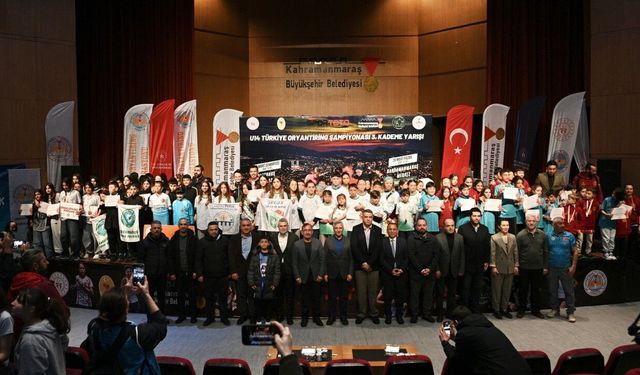 Kahramanmaraş oryantiring şampiyonasına ev sahipliği yaptı