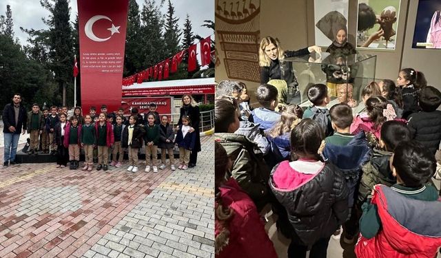 Kahramanmaraşlı minikler tarihe yolculuk yaptı!