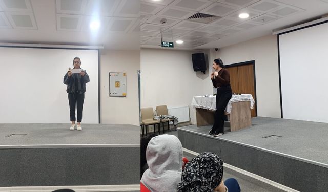 Kahramanmaraşlı öğrenciler atölyede buluştu! Özgüven için ilk adım atıldı