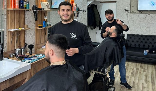 Kahramanmaraş’ta berberlerde Ramazan Bayramı yoğunluğu başladı