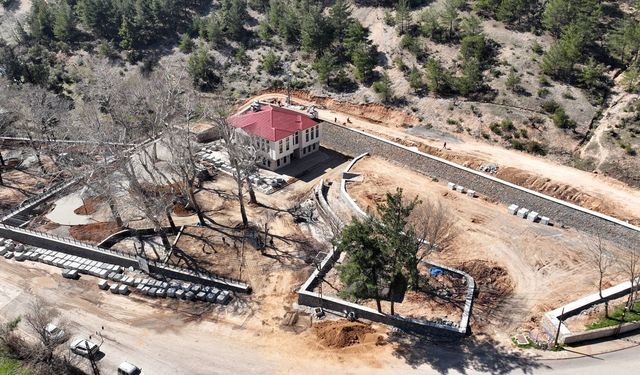 Kahramanmaraş’ta Çınaraltı Sosyal Tesisleri tamamlanma aşamasında