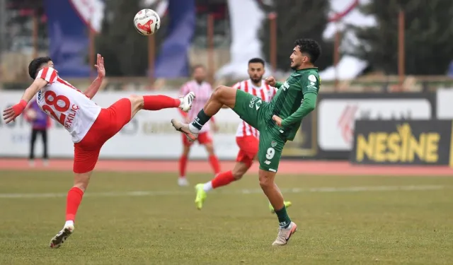 Kahramanmaraş'ta İstiklalspor ile Bursaspor Berabere Kaldı
