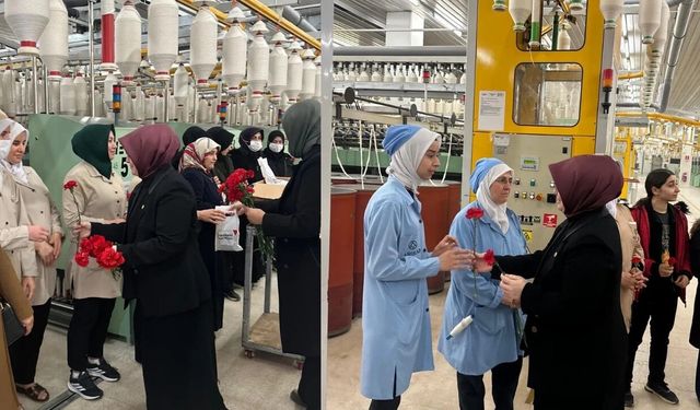 Kahramanmaraş’ta kadın emeğine teşekkür ziyareti