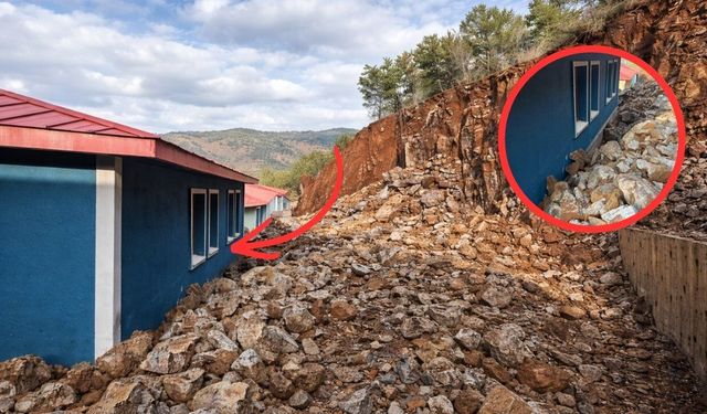 Kahramanmaraş'ta köy konutlarında heyelan tehlikesi! Vatandaşlar çözüm bekliyor