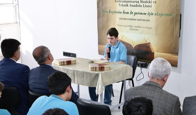 Kahramanmaraş’ta Kur’an-ı Kerim Okuma Yarışması düzenlendi