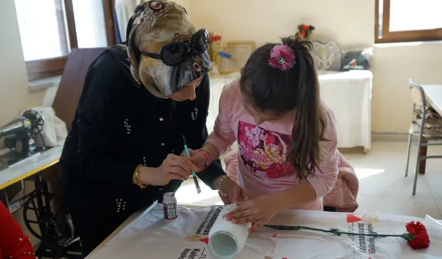 Kahramanmaraş’ta minik eller Ramazan kandili tasarladı