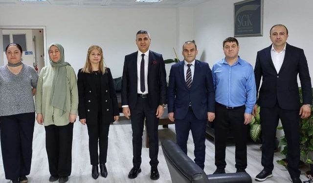 Kahramanmaraş’ta SGK’da bayram buluşması! İl Müdürü personeli ziyaret etti