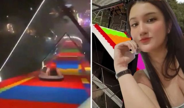 Kaydıraktan düşen genç anne feci şekilde can verdi