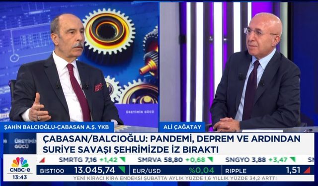 Şahin Balcıoğlu bugün savaş değil ticaret yapılıyor dedi dünya zarar görüyor