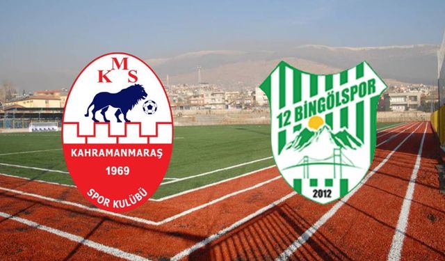 Kahramanmaraşspor - Bingölspor maçı ne zaman, saat kaçta, hangi kanalda?