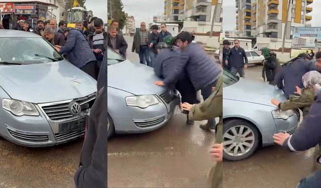14 yaşındaki çocuğa çarpıp kalabalığın üzerine aracını sürerek kaçtı