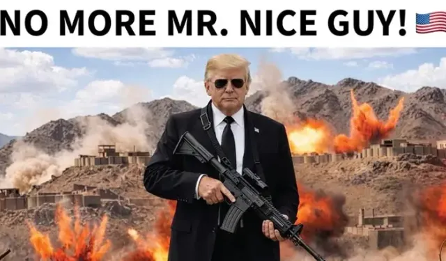 Trump'tan silahlı fotoğrafla İran'a mesaj: Yakında akıllansalar iyi olur