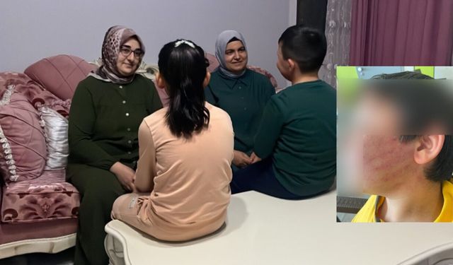 8 yaşındaki çocukları sınıf arkadaşının ailesi dövdü