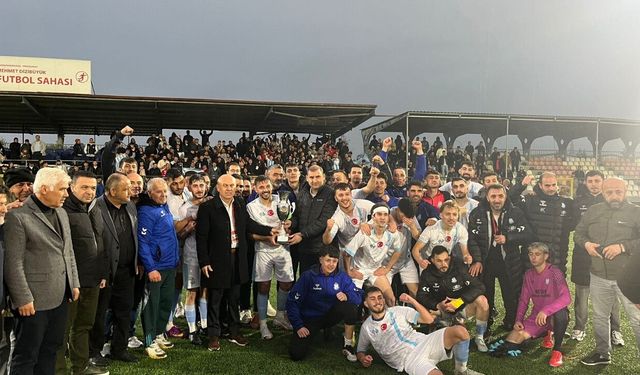 Afşinspor şampiyon! Bölgesel Amatör Lig'e yükseldi