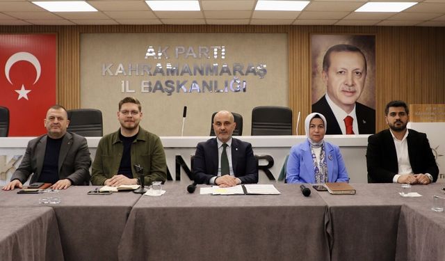 AK Parti Kahramanmaraş İl Yönetimi haftalık toplantısını yaptı
