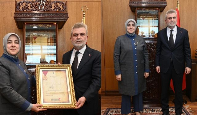 Başkan Görgel AK Parti Kadın Kolları Başkanı Ercan'ı ağırladı