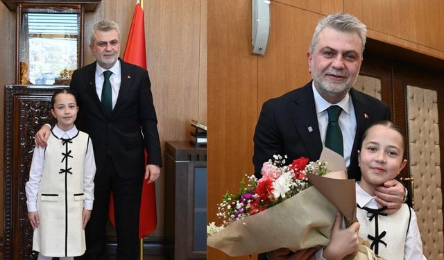 Başkan Görgel makamını Erva Zehra'ya emanet etti!