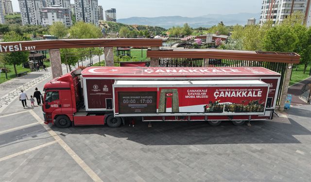 Çanakkale Savaşları Mobil Müzesi Kahramanmaraş’ta Ziyaretçilerini Ağırlıyor