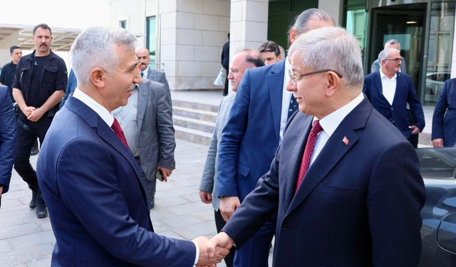 Gelecek Partisi Lideri Davutoğlu Kahramanmaraş’ta