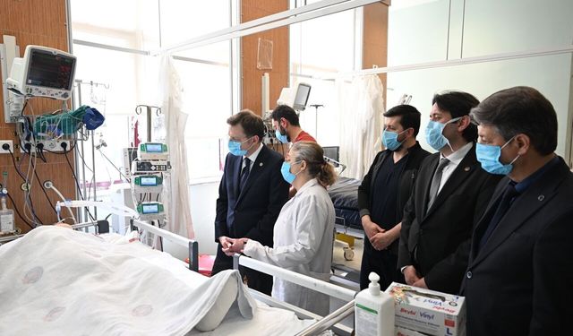 Genel Başkan Yardımcısı Halit Yerebakan Kahramanmaraş'ta yaralıları ziyaret etti!