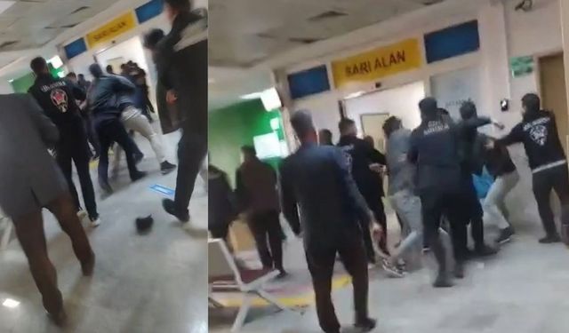 Hastanede Ortalık Karıştı! Husumetli Aileler Acil Servisi Savaş Alanına Çevirdi