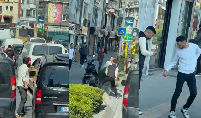 İstanbul Beyoğlu’nda yol verme tartışması bıçaklı kavgaya dönüştü