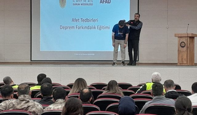 Kahramanmaraş AFAD emniyet personeline eğitim verdi