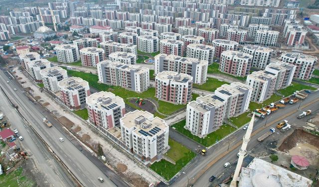 Kahramanmaraş Doğukent projesinde sona yaklaşıldı