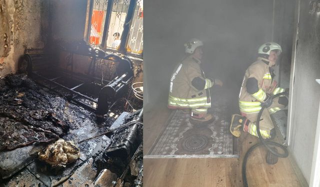 Kahramanmaraş Dulkadiroğlu’nda korkutan ev yangını: İtfaiye alevleri büyümeden söndürdü