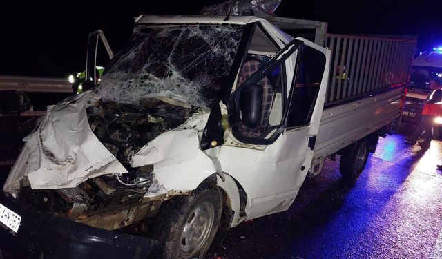 Kahramanmaraş Göksun’da korkutan kaza: 2 Yaralı