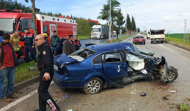 Kahramanmaraş Kavlaklı OSB girişinde trafik kazası: 1 yaralı