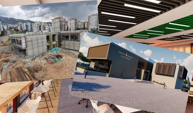 Kahramanmaraş Onikişubat’ta gençlik merkezi yüzde 80 tamamlandı