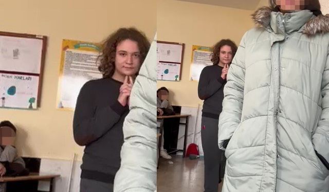 Kahramanmaraş saldırganının sınıftaki "garip" tavırları kamerada