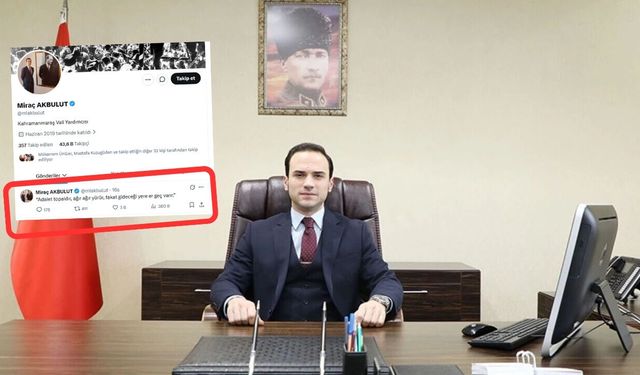 Kahramanmaraş Vali Yardımcısı'ndan Tuncay Sonel göndermesi