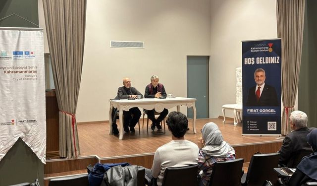 Kahramanmaraş Yazarlık Akademisinde Duran Boz rüzgarı esti!