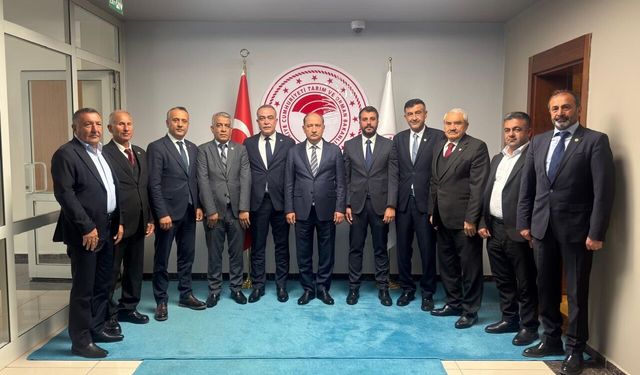 Kahramanmaraş Ziraat Odası başkanları Ankara’da toplandı