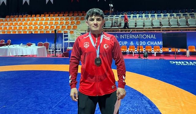 Kahramanmaraş'a bronz gurur! Hacı Zade dünyayı salladı