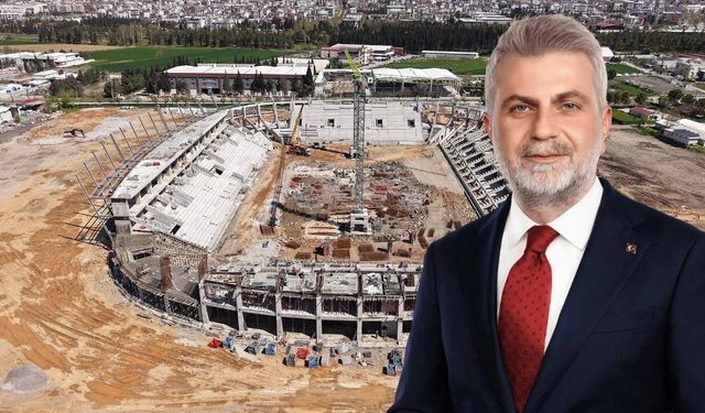 Kahramanmaraş'ın  2 milyar TL'lik yeni stadyumu yükseliyor!