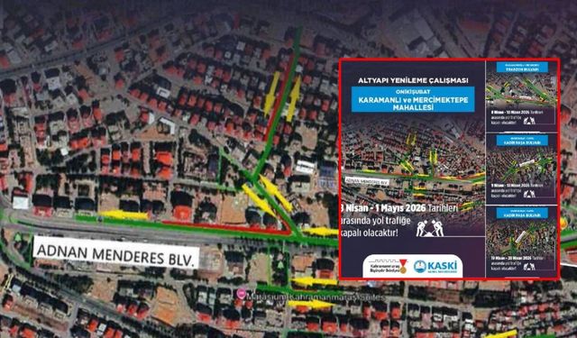 Kahramanmaraşlılar dikkat! Bu yollar 24 gün trafiğe kapatıldı