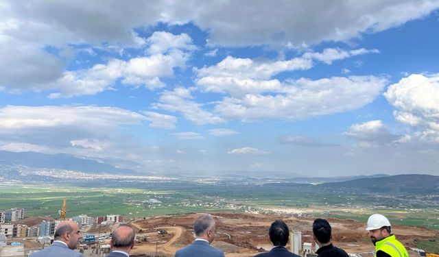 Kahramanmaraş’ta 1000 yataklı şehir hastanesi hızla yükseliyor