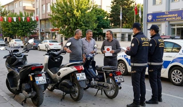Kahramanmaraş’ta 13 suç kaydı olan motosiklet hırsızı yakalandı