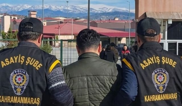 Kahramanmaraş’ta 18 yıl hapis cezası olan hırsız yakalandı