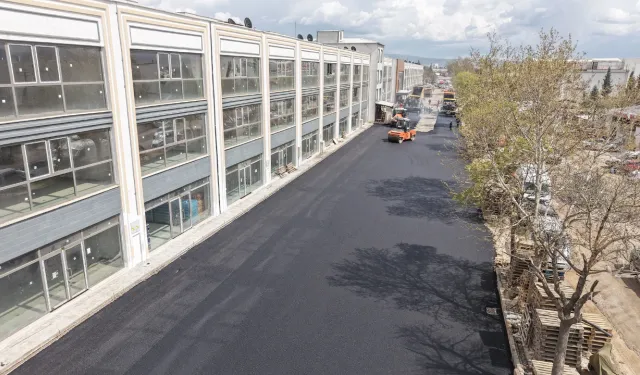 Kahramanmaraş’ta Toptancılar Sitesi’ne 30 milyonluk asfalt yatırımı