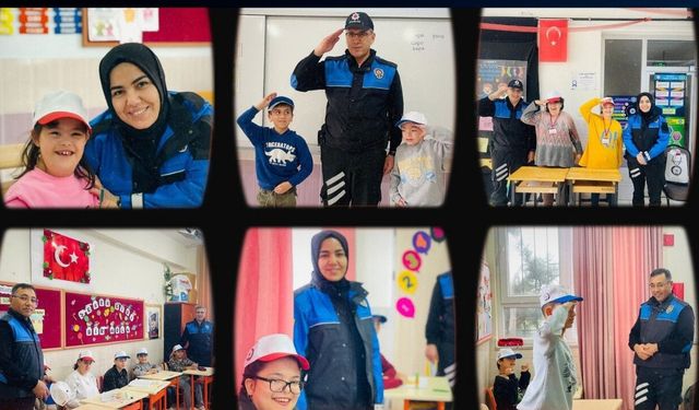 Kahramanmaraş’ta anlamlı ziyaret! Polisler özel öğrencilerle buluştu